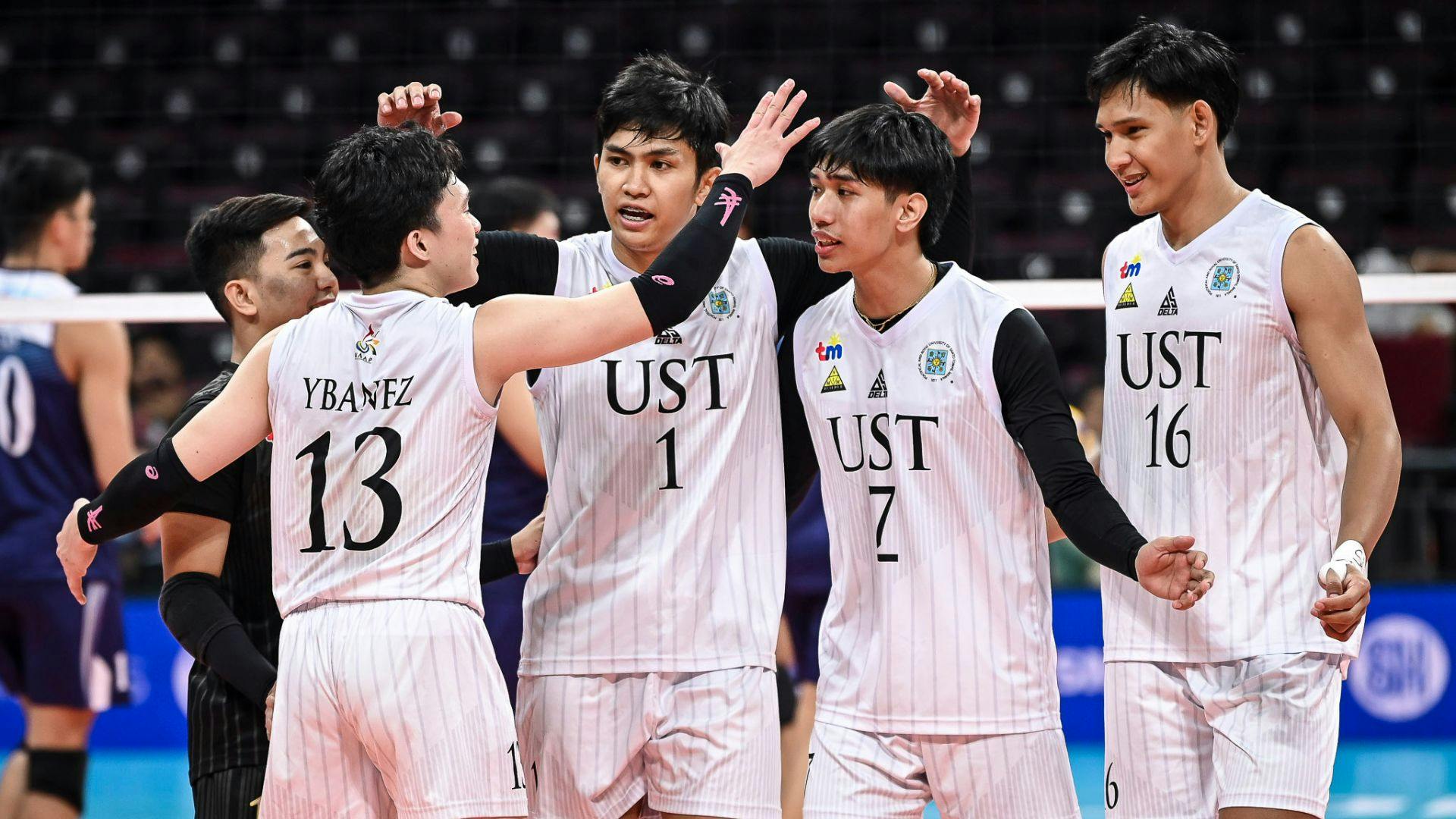 UAAP: UST holds off Adamson for back-to-back wins, NU makes quick work of UE in men